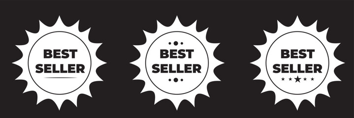 Best Seller Badge Icon. Best Seller Label Icon, Vector Illustration, eps10
