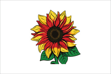Juneteenth day flag Sunflower Flag Design illustration. African-American history. Vector illustration.
