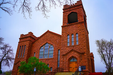 Historic Landmark Canton Lutheran Church in Lincoln County, South Dakota