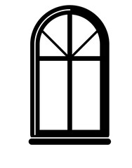 PNG, Gothic window frames line icon set. Symbol in outline flat style isolated on white background. Traditional, french, arch and round window frames. Architecture elements. Vector illustration