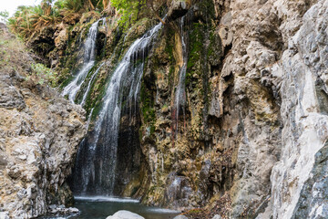 Fototapeta na wymiar Ngaresero waterfall near Lake Natron, Tanzania
