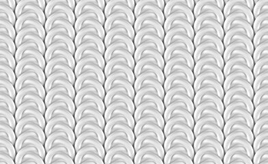 Seamless Abstract Chain Pattern, 3D Rendered Illustration.