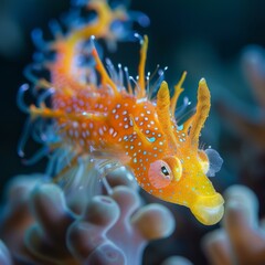 b'Underwater photography of a rare and colorful marine fish'