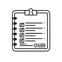 Fototapeta premium Planner Icon