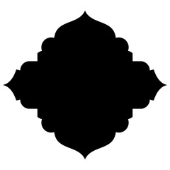 Islamic Label Emblem Shape Glyph Pictogram symbol visual illustration