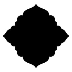 Islamic Label Emblem Shape Glyph Pictogram symbol visual illustration