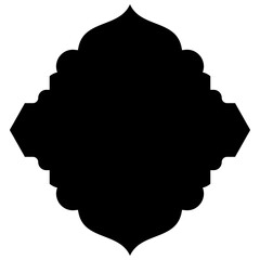 Islamic Label Emblem Shape Glyph Pictogram symbol visual illustration