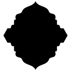 Islamic Label Emblem Shape Glyph Pictogram symbol visual illustration