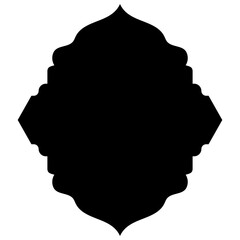 Islamic Label Emblem Shape Glyph Pictogram symbol visual illustration