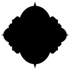 Elegant Visual Illustrations: Iconic Label Emblem Shapes in Turkish, Iranian, Arabic Styles for Eid Banners