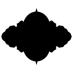 Elegant Visual Illustrations: Iconic Label Emblem Shapes in Turkish, Iranian, Arabic Styles for Eid Banners