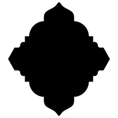 Islamic Label Emblem Shape Glyph Pictogram symbol visual illustration