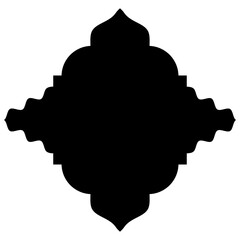 Islamic Label Emblem Shape Glyph Pictogram symbol visual illustration