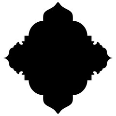 Islamic Label Emblem Shape Glyph Pictogram symbol visual illustration