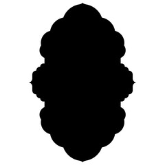 Islamic Label Emblem Shape Glyph Pictogram symbol visual illustration