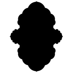 Islamic Label Emblem Shape Glyph Pictogram symbol visual illustration