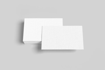 Blank clean business card mockup template