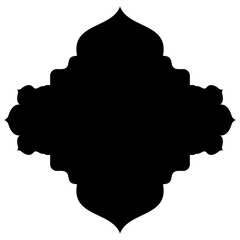 Islamic Label Emblem Shape Glyph Pictogram symbol visual illustration
