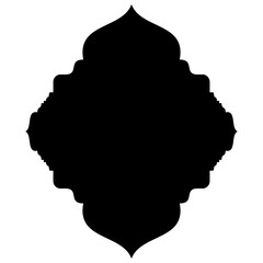 Islamic Label Emblem Shape Glyph Pictogram symbol visual illustration