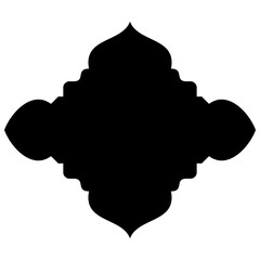 Islamic Label Emblem Shape Glyph Pictogram symbol visual illustration