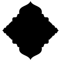 Islamic Label Emblem Shape Glyph Pictogram symbol visual illustration