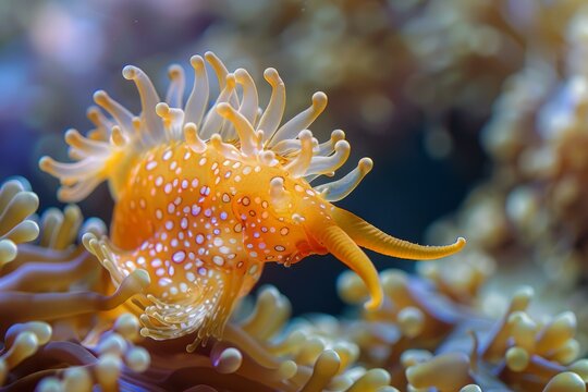 b'A beautiful and rare species of sea slug'