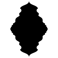 Islamic Label Emblem Shape Glyph Pictogram symbol visual illustration