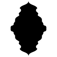 Islamic Label Emblem Shape Glyph Pictogram symbol visual illustration