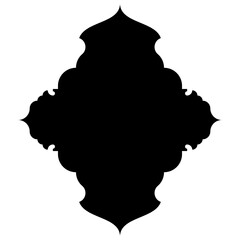 Islamic Label Emblem Shape Glyph Pictogram symbol visual illustration