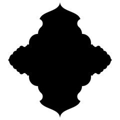 Islamic Label Emblem Shape Glyph Pictogram symbol visual illustration