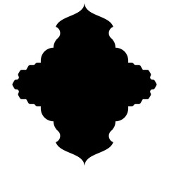 Islamic Label Emblem Shape Glyph Pictogram symbol visual illustration
