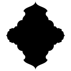 Islamic Label Emblem Shape Glyph Pictogram symbol visual illustration
