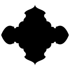 Islamic Label Emblem Shape Glyph Pictogram symbol visual illustration