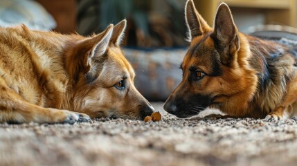 Fototapeta premium Pet Care Playtime: Images of pets playing with toys or interacting with their owners