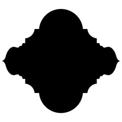 Islamic Label Emblem Shape Glyph Pictogram symbol visual illustration