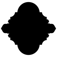 Islamic Label Emblem Shape Glyph Pictogram symbol visual illustration