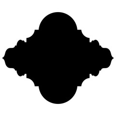 Islamic Label Emblem Shape Glyph Pictogram symbol visual illustration Exquisite Label Emblem Shapes: Turkish, Iranian & Arabic Traditional Glyphs for Ramadan & Eid Banners