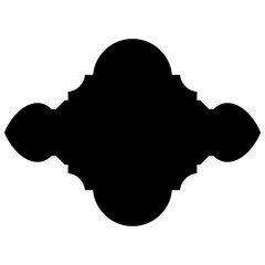 Islamic Label Emblem Shape Glyph Pictogram symbol visual illustration Exquisite Label Emblem Shapes: Turkish, Iranian & Arabic Traditional Glyphs for Ramadan & Eid Banners