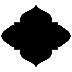 Islamic Label Emblem Shape Glyph Pictogram symbol visual illustration
