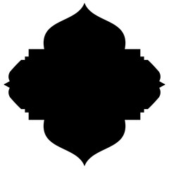 Islamic Label Emblem Shape Glyph Pictogram symbol visual illustration