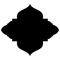 Islamic Label Emblem Shape Glyph Pictogram symbol visual illustration