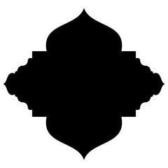 Islamic Label Emblem Shape Glyph Pictogram symbol visual illustration
