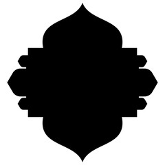 Islamic Label Emblem Shape Glyph Pictogram symbol visual illustration
