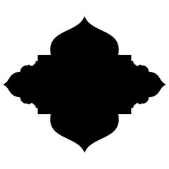 Islamic Label Emblem Shape Glyph Pictogram symbol visual illustration Timeless Pictogram Symbols: Traditional Turkish, Iranian, and Arabic Design for Ramadan & Eid Emblems