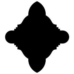 Islamic Label Emblem Shape Glyph Pictogram symbol visual illustration