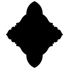 Islamic Label Emblem Shape Glyph Pictogram symbol visual illustration
