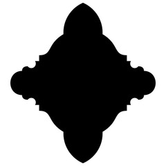 Islamic Label Emblem Shape Glyph Pictogram symbol visual illustration