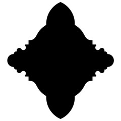 Islamic Label Emblem Shape Glyph Pictogram symbol visual illustration