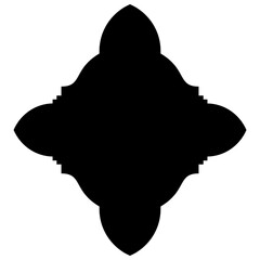 Islamic Label Emblem Shape Glyph Pictogram symbol visual illustration