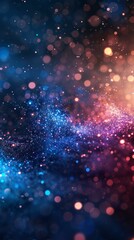 Obraz premium b'Blue and orange glitter background'